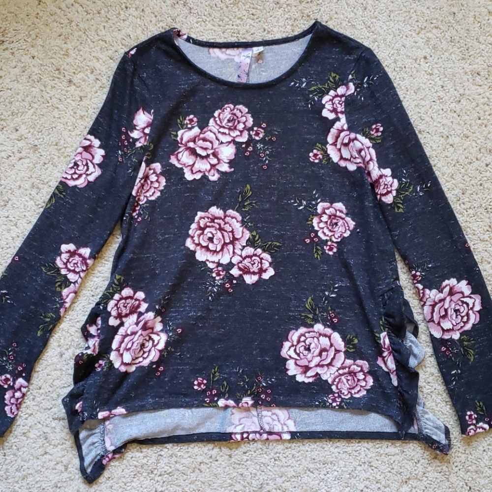 Fall Floral Sweater
